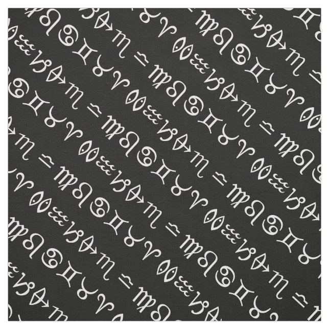 Astrology Fabric Personalised Zodiac Fabrics (Swatch)
