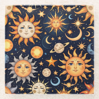 Astrology Glass Coaster