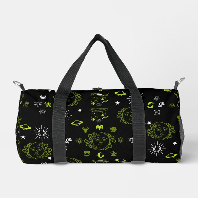 Astrology Home Decor Print Duffle Bag (Front)