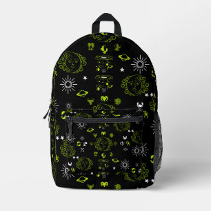Astrology Home Decor Print Printed Backpack