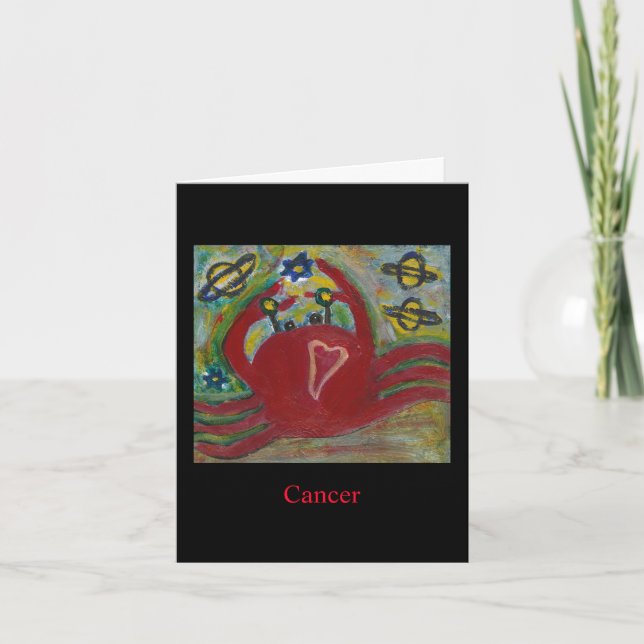 Astrology Horoscope Cancer  Card (Front)