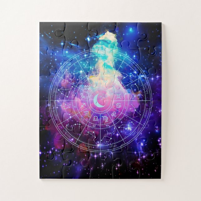 Astrology in the Universe Jigsaw Puzzle (Vertical)