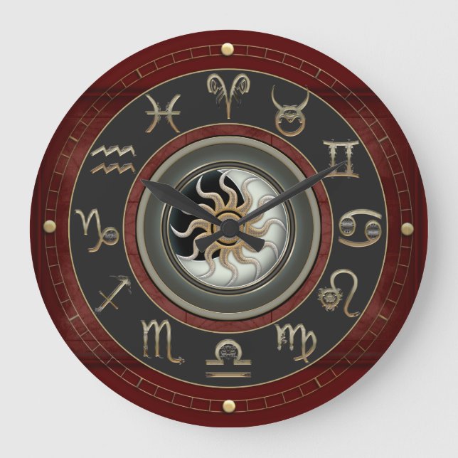 Astrology Large Clock (Front)