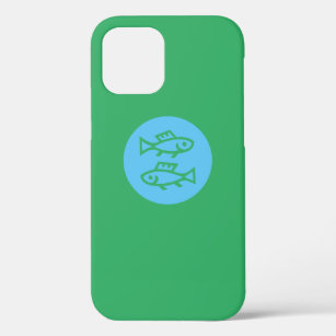 astrology Pisces zodiac sign birth green design iPhone 12 Pro Case