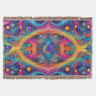 Astrology planet space galaxy universe  throw blanket