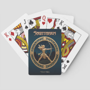 Astrology Playing Cards - Sagittarius Zodiac Sign