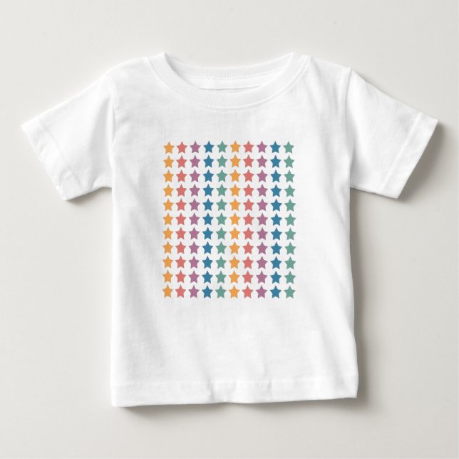 Astrology, Retro Stars Baby T-Shirt (Front)