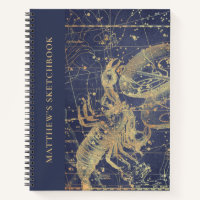 Astrology Scorpio Horoscope Sketchbook With Name
