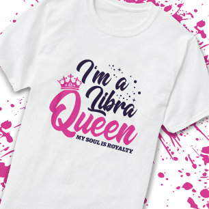 Astrology - September October Birthday Libra Queen T-Shirt