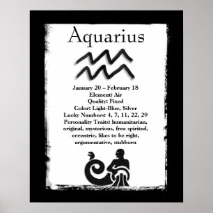 Astrology Sign Aquarius Horoscope Zodiac Symbol