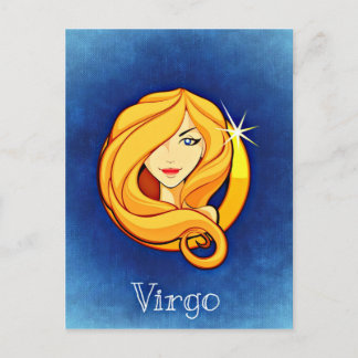 Astrology Sign Virgo Postcard