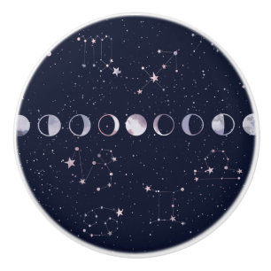 Astrology Sky Ceramic Knob