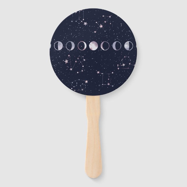 Astrology Sky Hand Fan (Front)