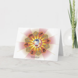 Astrology Spirit Greetings Card