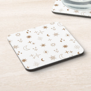 Astrology Star Pattern Coaster