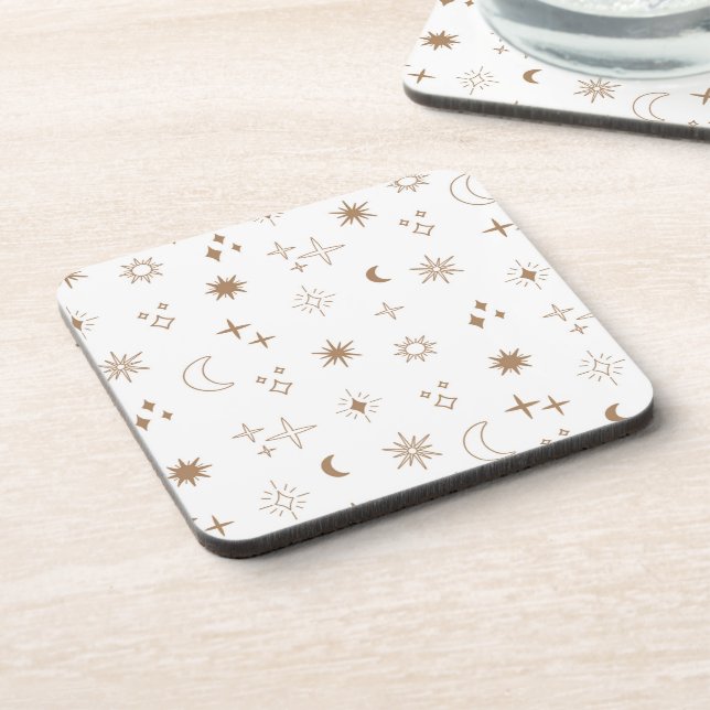 Astrology Star Pattern Coaster (Left Side)
