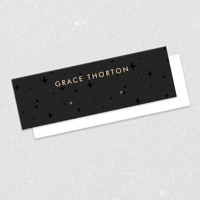  Astrology Stars Black Stud Earring Display Card (Creator Uploaded)