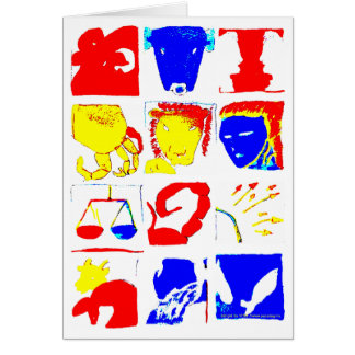 Astrology Symbols Card
