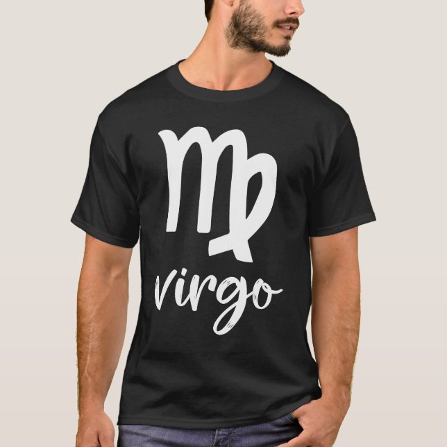 Astrology Virgo Zodiac T-Shirt (Front)