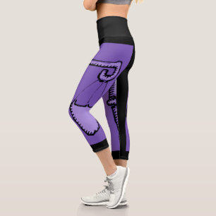 Astrology Zodiac Libra Sign Birthday HWCL Capri Leggings