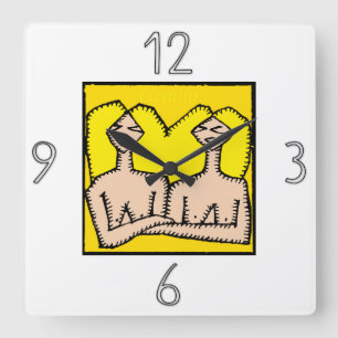 Astrology Zodiac Sign Gemini Wall Clock