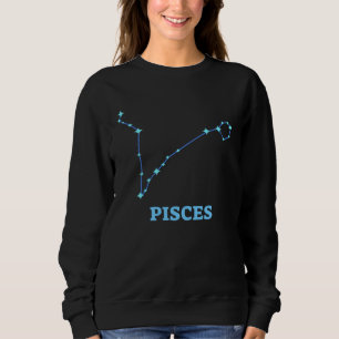 Astrology Zodiac Sign Pisces Horoscope Constellati Sweatshirt
