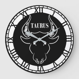 Astrology/Zodiac Sign/Taurus Large Clock