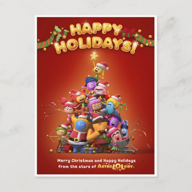 AstroLOLogy Christmas Postcard  (Front)