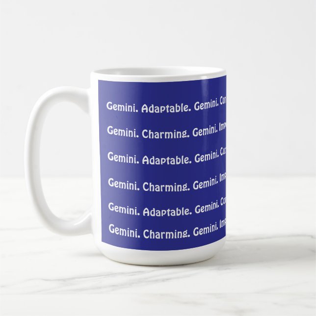 AstroloME Gemini Coffee Mug (Left)