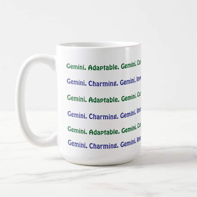 AstroloME Gemini Coffee Mug (Left)