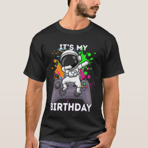 Astronaut 7th Birthday Video Gaming Space Loving T-Shirt