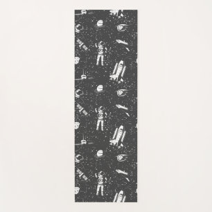 Astronaut aerospace pattern yoga mat