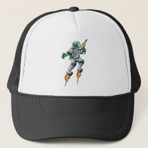Astronaut Alien Sci-Fi Space Ufo Trucker Hat