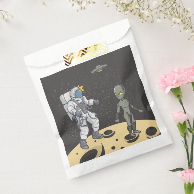 Astronaut and alien    favour bag (Sealed)