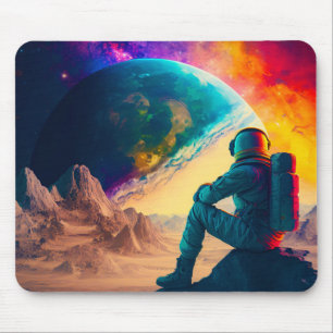 Astronaut Art Mouse Pad