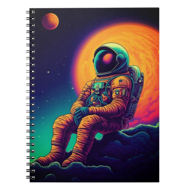 Astronaut Art Notebook (Front)