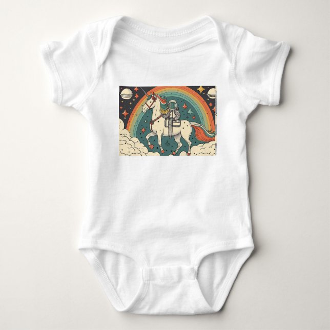 Astronaut baby bodysuit (Front)