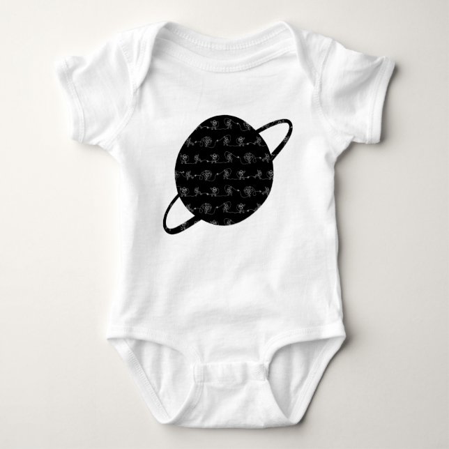 Astronaut Baby Bodysuit (Front)