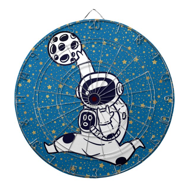 Astronaut Basketball  Dartboard (Front)
