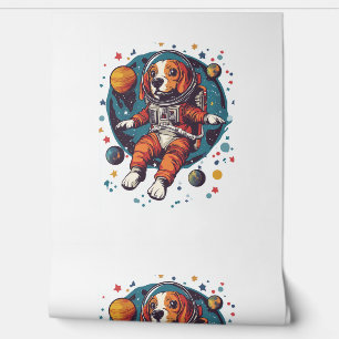 Astronaut Beagle – Space Explorer Dog Wallpaper