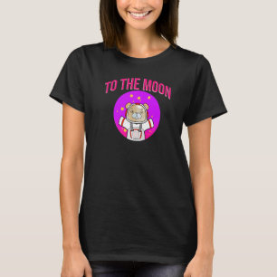 Astronaut Bear To The Moon Crypto T-Shirt
