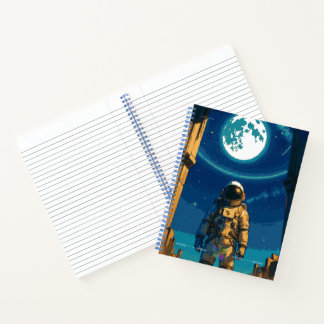 Astronaut Beneath the Celestial Gate Premium Notebook