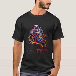 Astronaut Biker T-Shirt