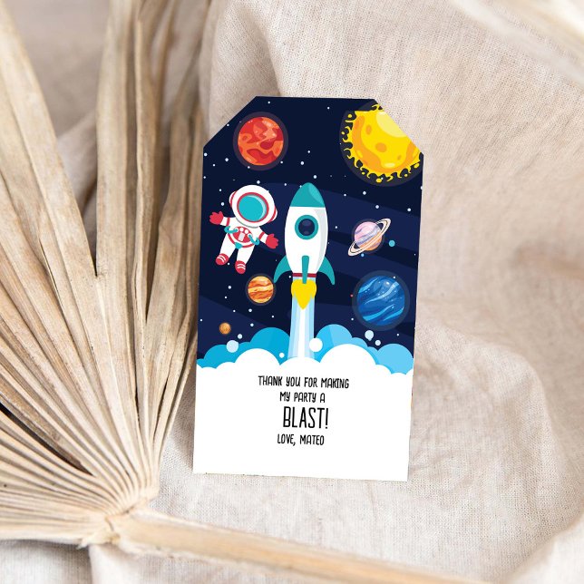 Astronaut Birthday Favour Tag (Creator Uploaded)