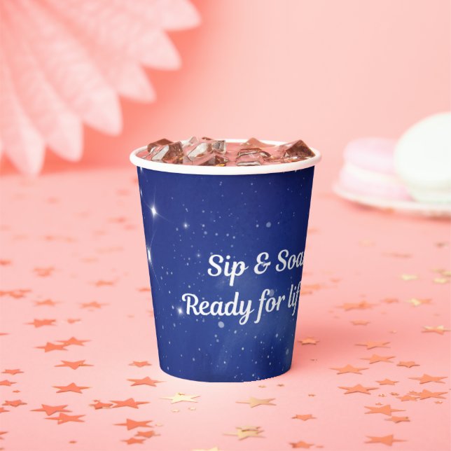 Astronaut Birthday Party Cup (Insitu)