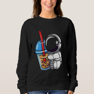 Astronaut Boba Bubble Tea Sweatshirt