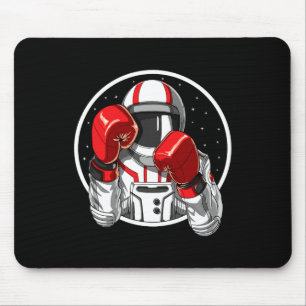 Astronaut Boxing Muay Thai Boxer Kickboxing Martia Mouse Pad