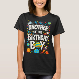 Astronaut Brother Of The Birthday Boy Family Match T-Shirt