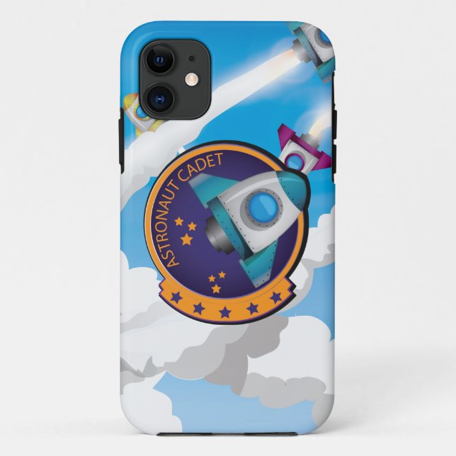Astronaut Cadet Badge Case-Mate iPhone Case (Back)