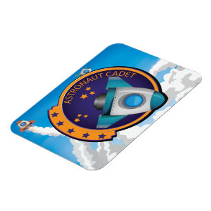 Astronaut Cadet Badge Magnet